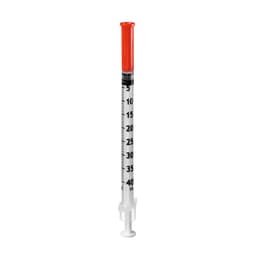Omnican® N-Insulin syringe with integrated needle
