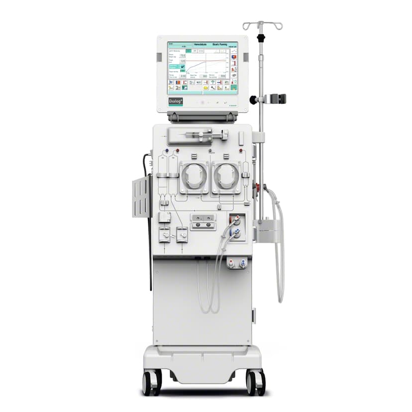 Dialog+ frontal view without lines-Hemodialysis machine