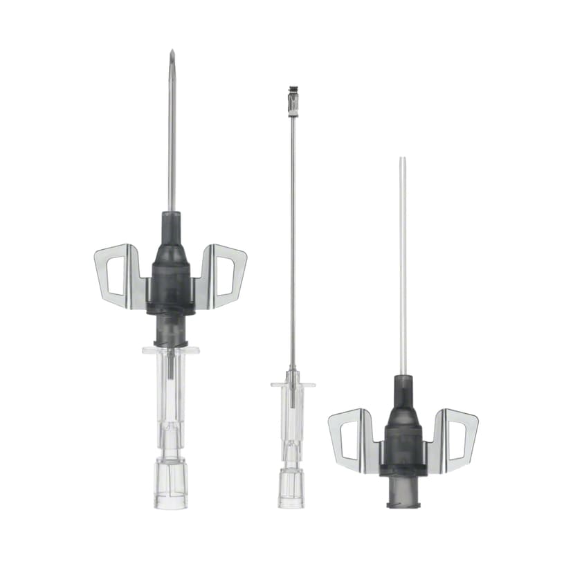 Introcan Safety® 3-Closed Safety IV Catheter with Multi-Access Blood Control Septum, G16